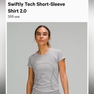 Lululemon T-shirt Swiftly Tech 2.0